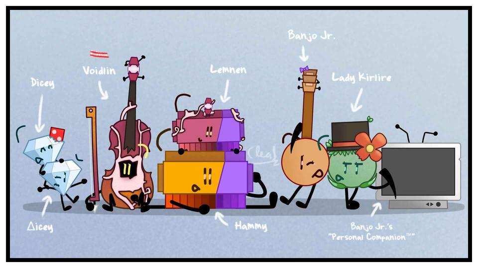 A compilation of all my OC's as of August 2024.