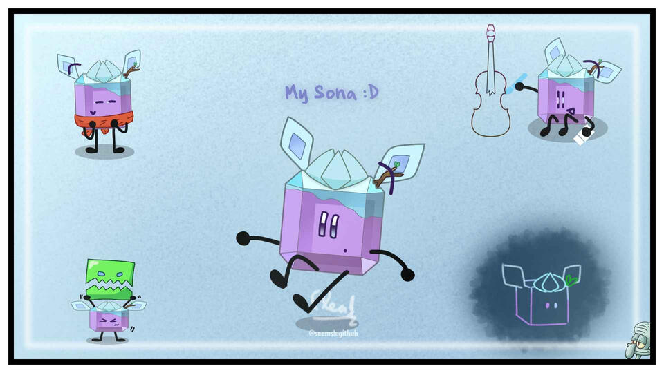 A showcase of my sona design.